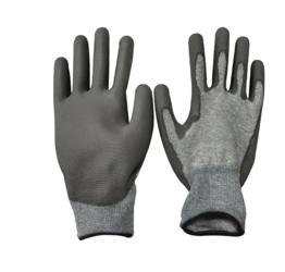 Guantes laminados de PU Trabajo de seguridad ESD